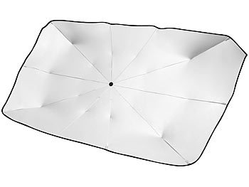 Lescars Wärmeisolierender Sonnenschutz für die Autoscheibe, 140 x 79 cm, UV50+