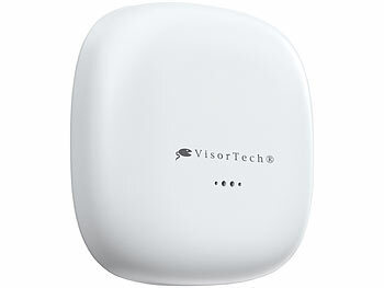 VisorTech Wassermelder mit lautem Alarm (75 dB), Batterie, IP65