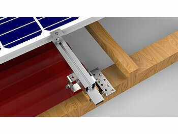 revolt 14-teiliges Dachmontage-Set für 1 Solarmodul, flexibel