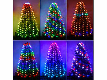 Lichterkette für Tannenbaum, Christbaum, Weihnachtsbaum zum Überwerfen Weihnachtsbaumkerze