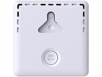 PEARL Digitales Thermo- und Hygrometer mit Komfort- und Min./ Max.-Anzeige