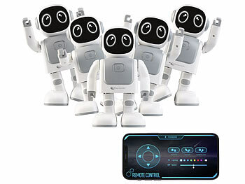 Playtastic App-programmierbarer Roboter, 130 Bewegungen, Bluetooth, Lautsprecher