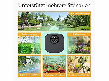 Royal Gardineer WLAN-Smart-Sprinkler-Controller, 16 Zonen, Echtzeit-Wetter, App