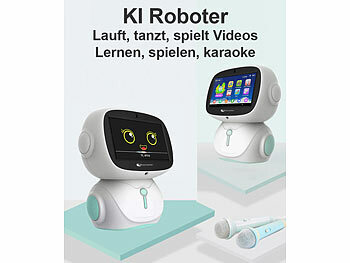 Playtastic KI-Roboter für Kinder mit ChatGPT, 7"-Touchdisplay, Versandrückläufer