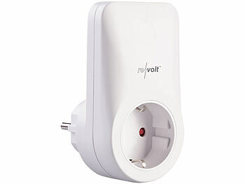 revolt Funk-Energiekosten-Messer, bis zu 6 Steckdosen, 3 Dosen inklusive