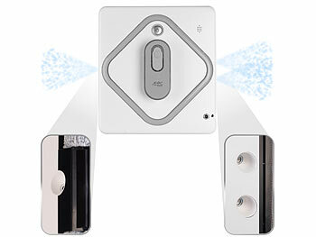 Fensterroboter mit Dreifach-Sprühsystem