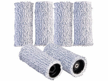 Dual-Sprüher: Sichler 3er-Set Ersatz-Reinigungsrollen für WLAN-Fensterputzroboter PR-330