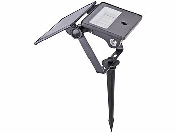 Solar LED Strahler Garten Erdspiess