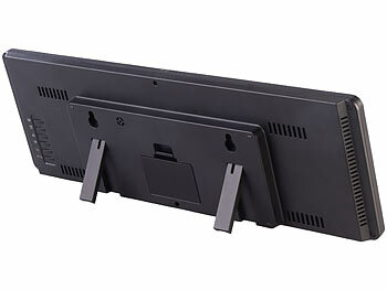 infactory WLAN-Funk-Wetterstation mit Widescreen-VA-Display, Versandrückläufer