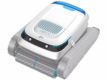 Akku Poolroboter: AGT Akku-Poolreiniger für Boden & Wände, Poolsauger, bis 120 Min., 100 m²