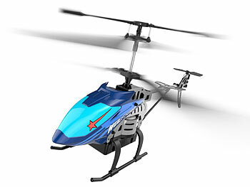 Simulus 2er-Set Ferngesteuerter Hubschrauber mit LED-Licht, 22 Min. Flugzeit