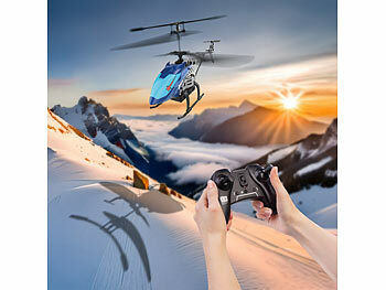 Fliegender Hubschrauber