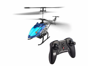 Simulus 2er-Set Ferngesteuerter Hubschrauber mit LED-Licht, 22 Min. Flugzeit