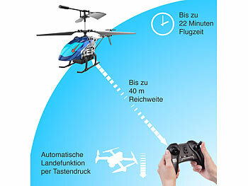 RC Helikopter mit 22 Minuten Flugzeit
