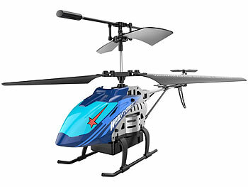 Simulus 2er-Set Ferngesteuerter Hubschrauber mit LED-Licht, 22 Min. Flugzeit