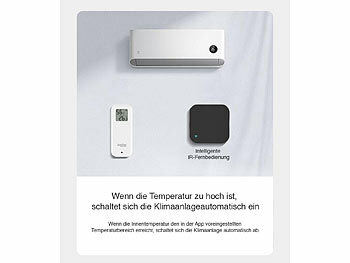Kabelloser Thermo-Hygrometer mit Anzeige