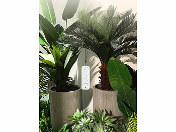 Luminea Home Control 2er-Set Thermometer & Hygrometer mit Bluetooth & App, wetterfest, IP65