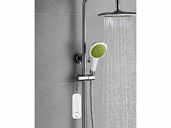 Luminea Home Control 2er-Set Thermometer & Hygrometer mit Bluetooth & App, wetterfest, IP65