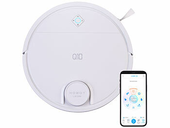 Nass-Trocken-Saugroboter: Sichler HOBOT LEGEE Q10 Multiroom-Wisch- und Saugroboter, WLAN, Lidar, 5000 Pa
