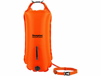 Drybag-Schwimmboje mit Signalwirkung für Freiwassertraining