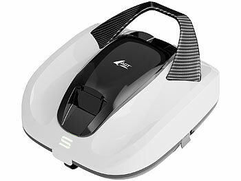 AGT Kabelloser Akku-Poolreiniger-Roboter, bis 100 Min. Laufzeit, bis 85 m²