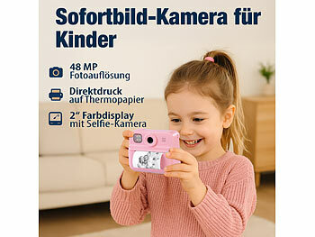Kamera für Kinder mit eingebautem Drucker
