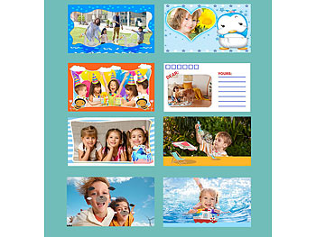 Playtastic Kinder-Sofortbild-Kamera mit Selfie-Objektiv, 2"-Display, 48 MP, pink