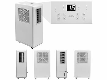 Sichler Mobile Klimaanlage ohne Abluftschlauch, 1.800 BTU/h, 500 W, WLAN, App 