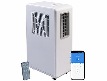 Sichler Mobile Klimaanlage ohne Abluftschlauch, 1.800 BTU/h, 500 W, WLAN, App 