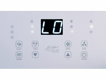 Sichler Mobile Klimaanlage ohne Abluftschlauch, 1.800 BTU/h, 500 W, WLAN, App 