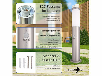 Wegeleuchte Edelstahl 