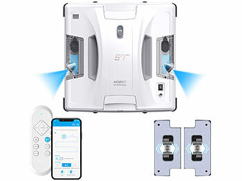 Sichler HOBOT S7 Pro Profi-Fensterputz-Roboter, Dual-Sprüher und -Wischer, App