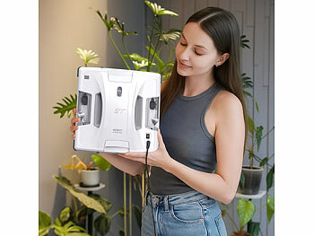 Sichler HOBOT S7 Pro Profi-Fensterputz-Roboter, Dual-Sprüher und -Wischer, App