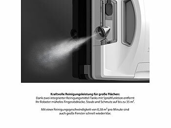 Fensterputzroboter für Bürogebäude