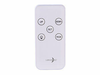 Lunartec Digitale USB-LED-Tisch- & Wanduhr, große 7-Segment-Ziffern, Wecker,RGB