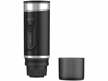Cucina di Modena Mobile Akku-Espressomaschine mit Wasserkocher, auch für Kapseln, 15bar