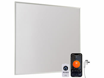 Infrarotheizung WLAN: Sichler Smarte WLAN-Infrarot-Heizung, 360 W, bis 9 m², Thermostat, App 