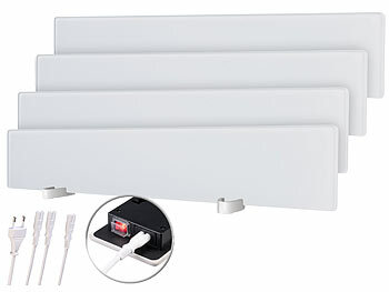 Infrarotheizung Wand: Sichler 3er-Set Infrarot-Schimmelentferner aus Glas für Wand & Bad, chemiefrei