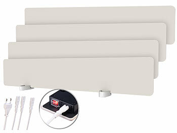 Schimmel-Heizpaneele: Sichler 3er-Set Infrarot-Schimmelentferner für Wand & Bad, Keramik, chemiefrei