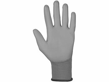 AGT 24 Paar Arbeitshandschuhe, PU-Beschichtet, Größe XL/10 