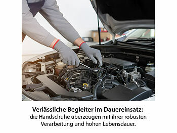 AGT 24 Paar Arbeitshandschuhe, PU-Beschichtet, Größe XL/10 