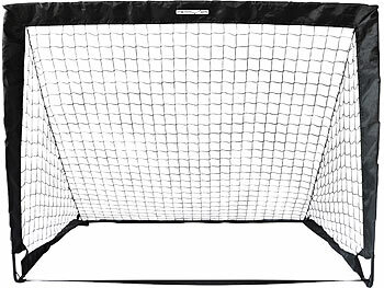 PEARL sports 4er-Set faltbare Kinder-Pop-up-Fußballtore, Outdoor, mit Tragetasche 