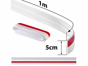 Bürste Türbesen Zugluftrolle Klebeband Silikon selbstklebend Absenkdichtung kürzbar 