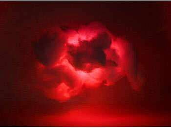 Luminea 2er-Set farbwechselnde DIY-Wolken-Leuchten, 2eRGB-LEDs & Fernbedienung 