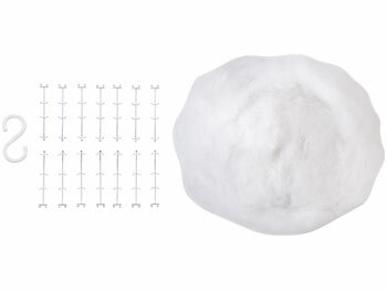 Luminea 2er-Set farbwechselnde DIY-Wolken-Leuchten, 2eRGB-LEDs & Fernbedienung 