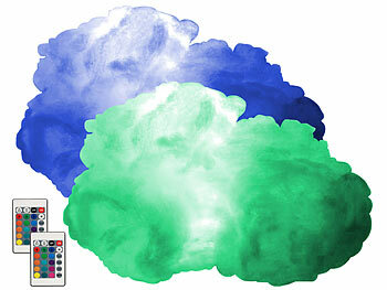 DIY-Wolken-Leuchte mit RGB-LEDs, Farbwechsel, Fernbedienung 