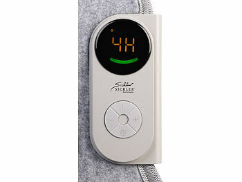 Sichler Rundes Fern-Infrarot-Heizpanel, 5-stufig bis 55 °C, Timer, 230 Watt 