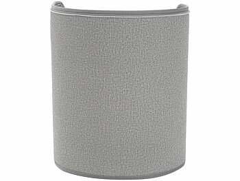 Sichler Rundes Fern-Infrarot-Heizpanel, 5-stufig bis 55 °C, Timer, 230 Watt 