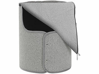 Sichler Rundes Fern-Infrarot-Heizpanel, 5-stufig bis 55 °C, Timer, 230 Watt 