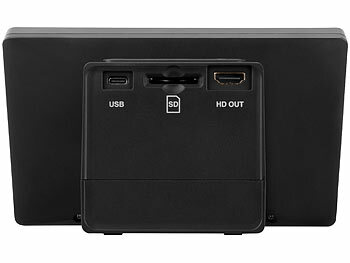 Somikon Stand-Alone-Dia- & Negativscanner, 7"-Touchdisplay, native 48 MP, HDMI 